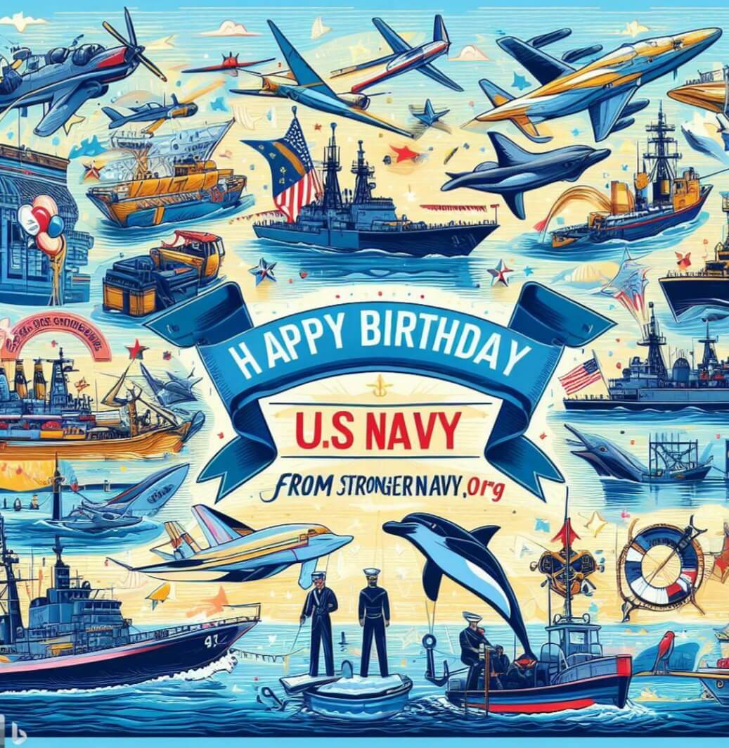 Happy Birthday US Navy Americans for a Stronger Navy